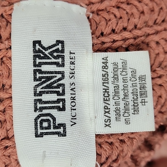PINK Victoria’s Secret Oversized Crochet Jumper/Sweater Size XS - Picture 14 of 15